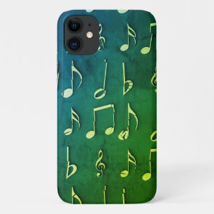 Muziek, noten, dempen iPhone 11 hoesje
