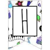 Muziek omhoog zetten vlaggetjes (Tweede vlag)