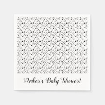 Muziek op maat gemaakte feestservetten