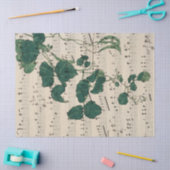 Muziek op vellen laat afstotend papier (Craft)