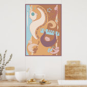 Muziek ophalen poster (Keuken)