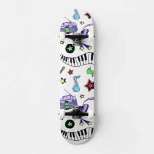 Muziek opvijzelen skateboard