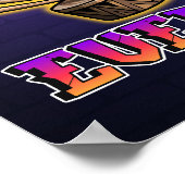 Muziek overal graffiti DJ Poster (Hoek)