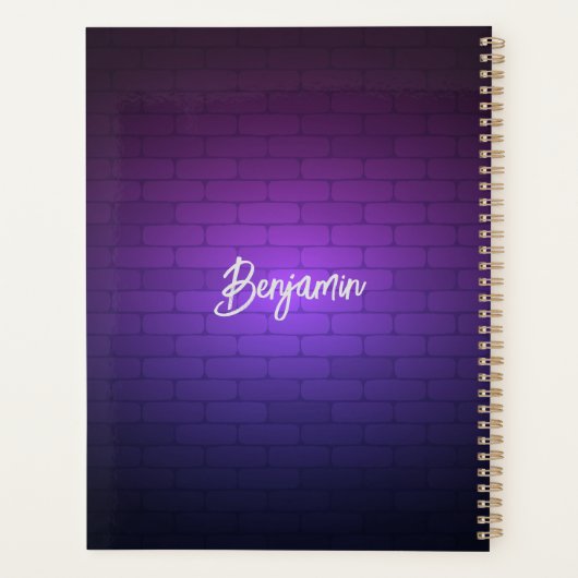 Muziek overal graffiti planner (Achterkant)