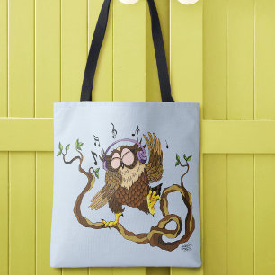Muziek Owl Draagtas