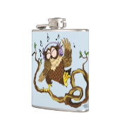 Muziek Owl Heupfles (Links)