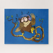 Muziek Owl Legpuzzel (Horizontaal)