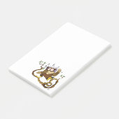 Muziek Owl Post-it® Notes (Schuin)