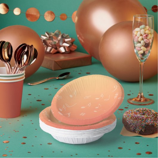 Muziek peach papieren kommen (Multi)