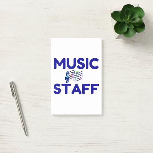 MUZIEK PERSONEEL POST-IT® NOTES (Kantoor)
