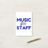 MUZIEK PERSONEEL POST-IT® NOTES (Op bureau)