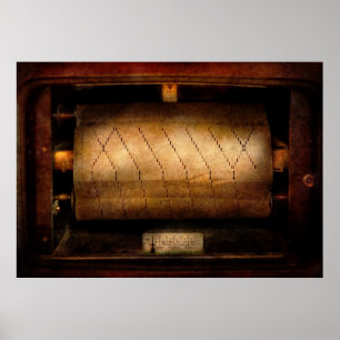Muziek - Piano - Binaire Code Poster