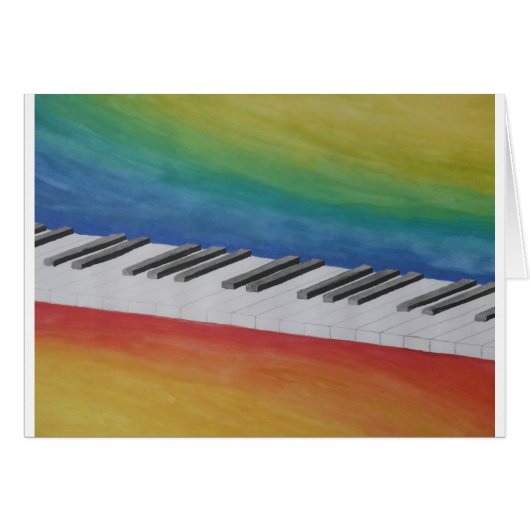 Muziek Piano Keys neemt kennis van de kleine doeli (Voorkant Horizontaal)