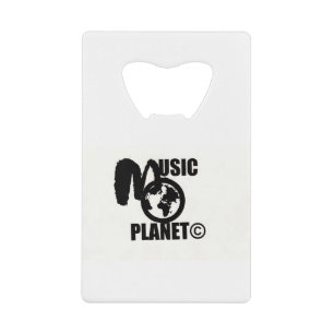 MUZIEK PLANEET KREDIETKAART FLESSENOPENER