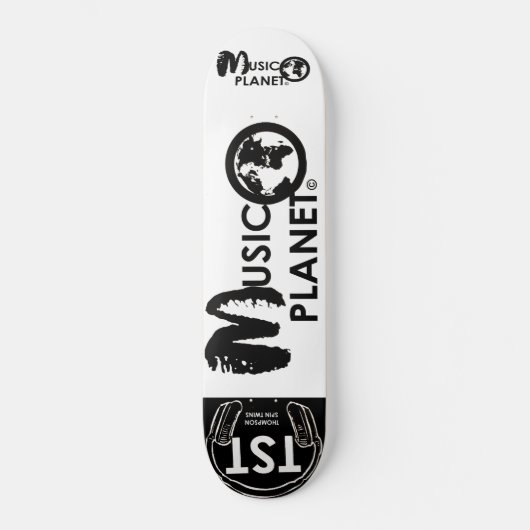 MUZIEK PLANET-skateboard Skateboard (Voorkant)