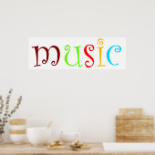 Muziek Poster (Keuken)