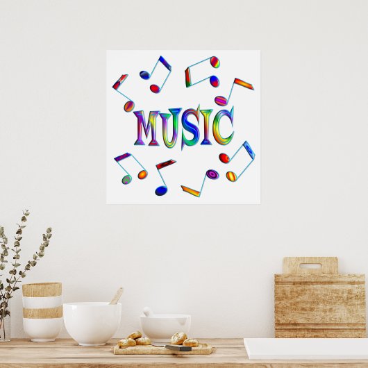 Muziek Poster (Keuken)