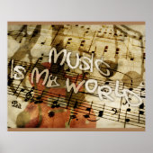 Muziek Poster (Voorkant)