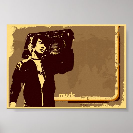 Muziek Poster (Voorkant)