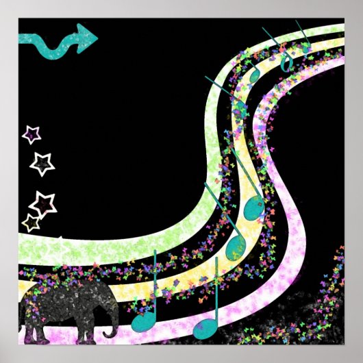 Muziek poster (Voorkant)