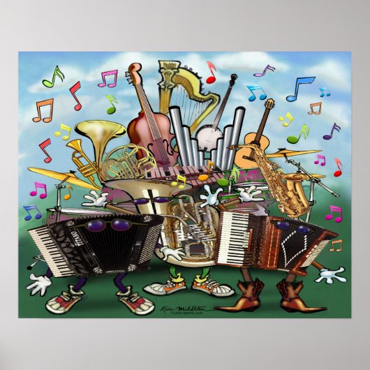 Muziek Poster (Voorkant)