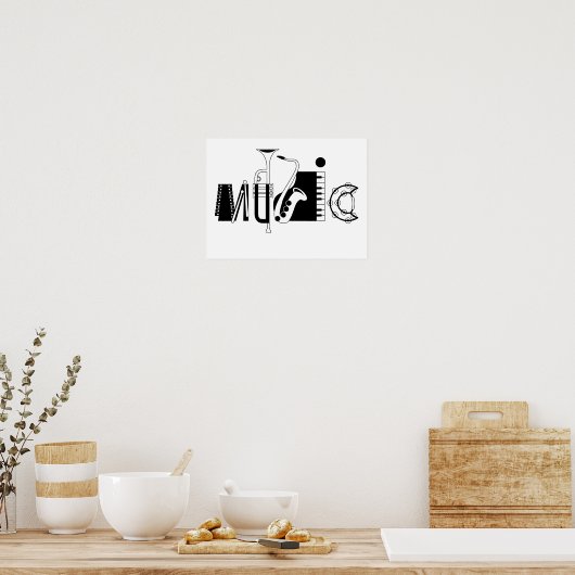 Muziek Poster (Keuken)