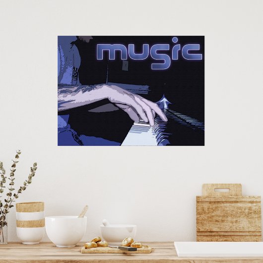MUZIEK POSTER (Keuken)