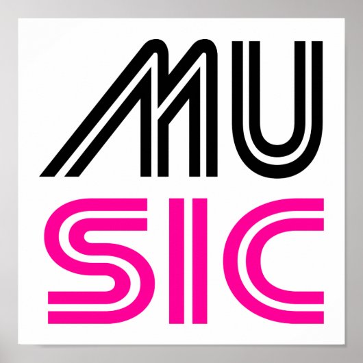 Muziek Poster (Voorkant)
