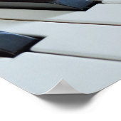 Muziek Poster! Great Piano-Afbeelding Poster (Hoek)