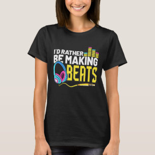 Muziek Producer Auto Stereo Sound Tech Audio Guy T-shirt