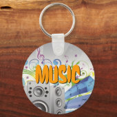 Muziek - Rainbow Sound Sleutelhanger (Voorkant)