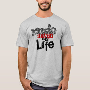 Muziek redde mijn leven t-shirt