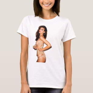 Muziek -  retro Emily Ratajkowski schrijft voor Mu T-shirt