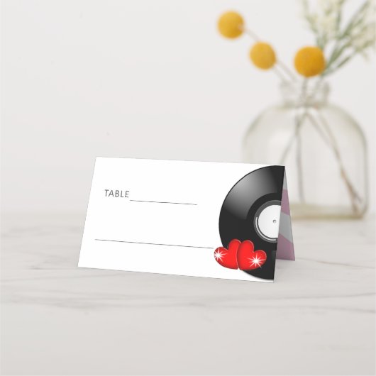 Muziek Retro Vinyl Record Wedding Fun (Voorkant)