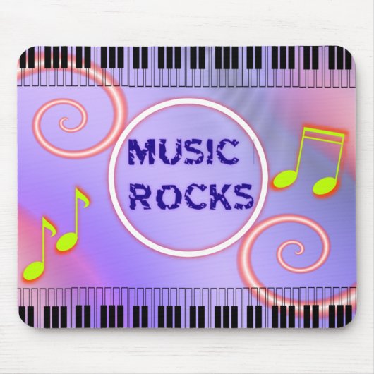 Muziek Rocks! Muismat (Voorkant)