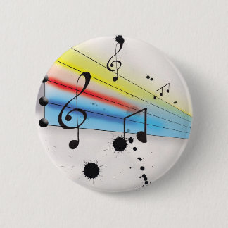 Muziek Ronde Button 5,7 Cm