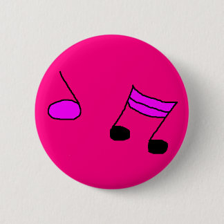 MUZIEK RONDE BUTTON 5,7 CM
