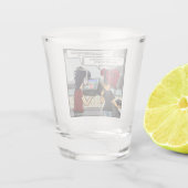 Muziek Royalty's Grappig Shot Glas (Achterkant)