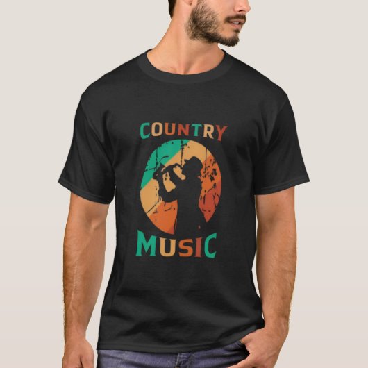 MUZIEK SHIRTEN T-SHIRT (Voorkant)