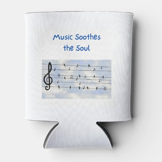 Muziek simuleert de sol op een blikjeskoeler (Voorkant)