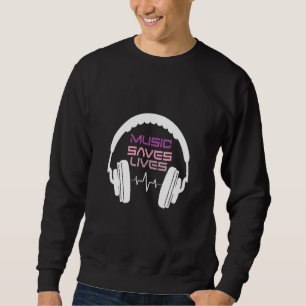 Muziek slaat levens op trui