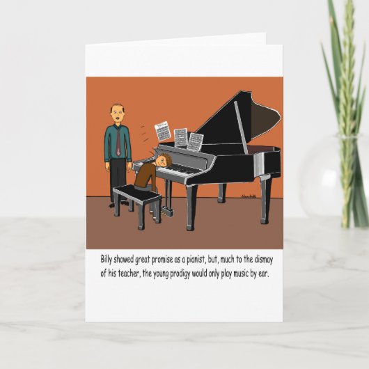 Muziek spelen op het gehoor kaart (Voorkant)