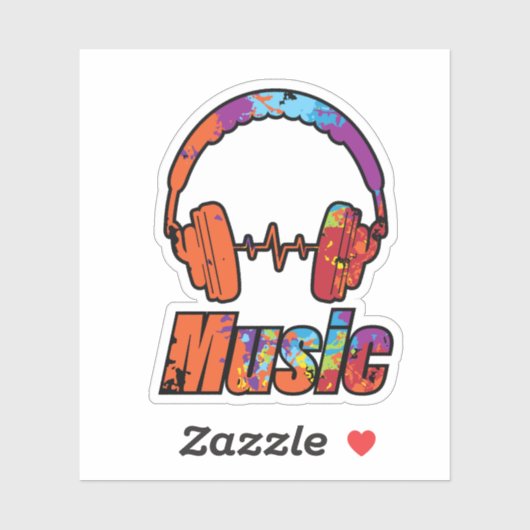 Muziek Sticker (Vel)