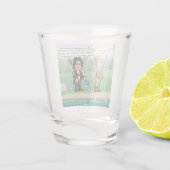 Muziek Streaming Grappig Pun Shot Glas (Achterkant)