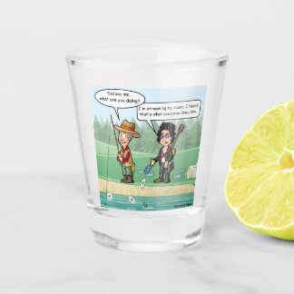 Muziek Streaming Grappig Pun Shot Glas
