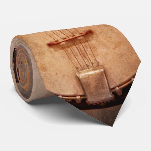 Muziek - String - Banjo Stropdas (Opgerold)