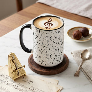 Muziek symbolen mok