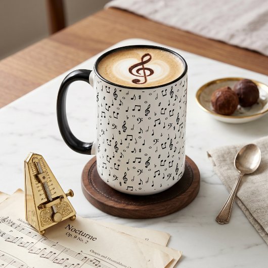 Muziek symbolen mok