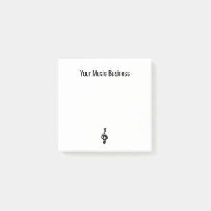 Muziek Symbool Eenvoudige Treble Clef Post-it® Notes