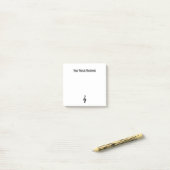 Muziek Symbool Eenvoudige Treble Clef Post-it® Notes (Op bureau)